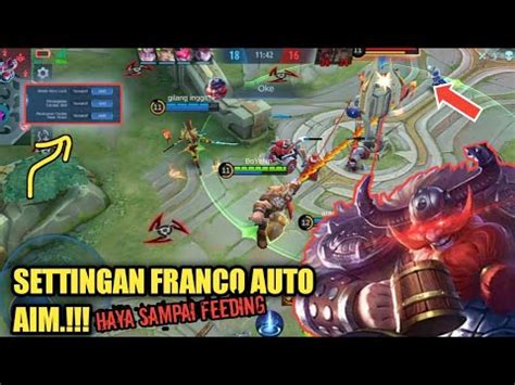 SETTINGAN AUTO AIM HOOK FRANCO 2022 FRANCO HOOK MONTAGE EPS 2