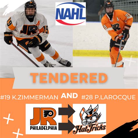 Zimmerman Larocque Tender With Danbury NAHL