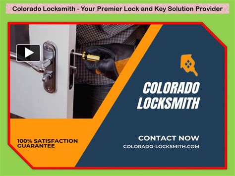 Ppt Colorado Locksmith Your Premier Lock And Key Solution Provider