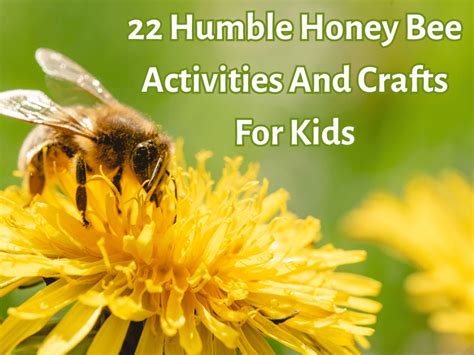 22 Humble Honey Bee Activities And Crafts For Kids - Teaching Expertise