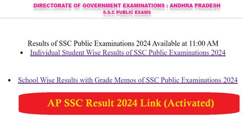 AP SSC Result 2024 Manabadi Link Out Bse Ap Gov In 10th Results 2024