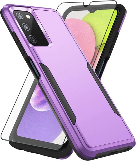 Asuwish Phone Case For Samsung Galaxy A03s Us Version 5g 2022 With Screen Protector Cover And