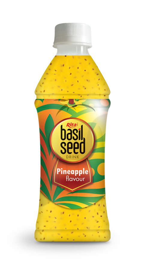 350ml basil seed drink with Pineapple RITA Fruit Juice