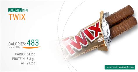 Twix Calories And Nutrition 100g