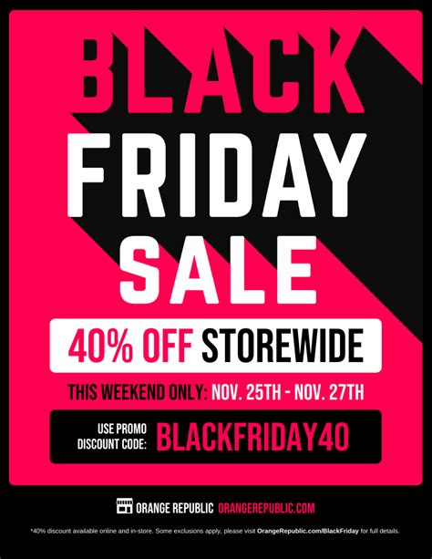 Black Friday Flyer Venngage