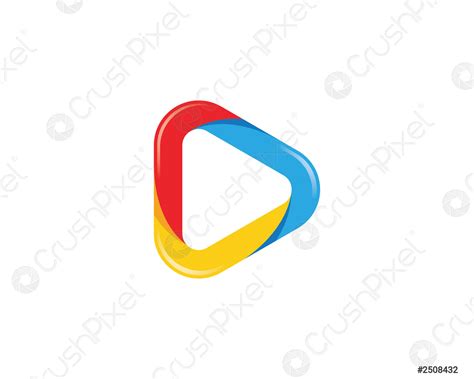 Play vector Logo template design - stock vector 2508432 | Crushpixel