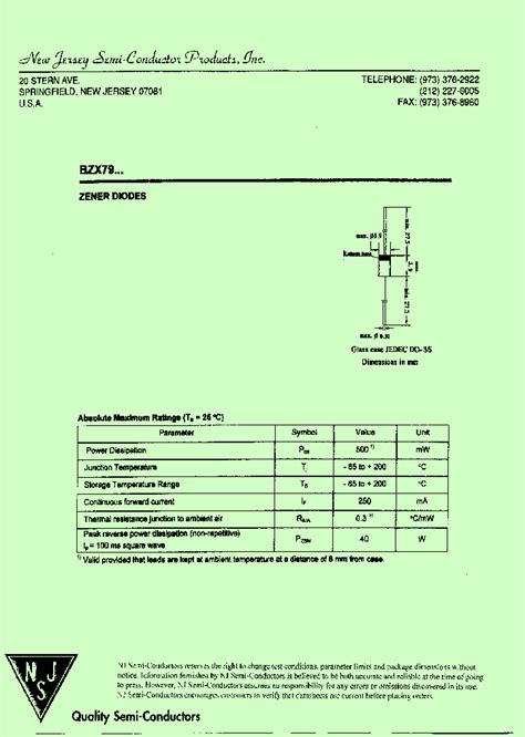 Bzx798020596pdf Datasheet Download Ic On Line