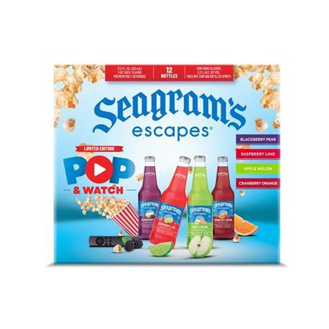 Seagram S Escapes Pop Watch Variety Pack Publix Super Markets