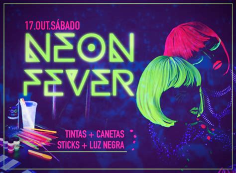 Neon Fever Tintas Neon Glowsticks Luz Fluorescente Pop Hip