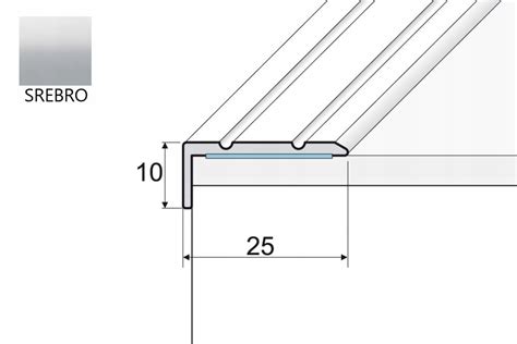 Listwa Schodowa X Cm Effector Srebro A A X Cena