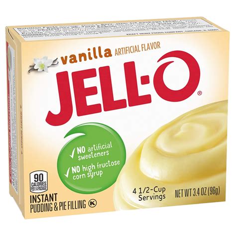 Jello Vanilla Instant Pudding 3.4oz -- delivered in minutes