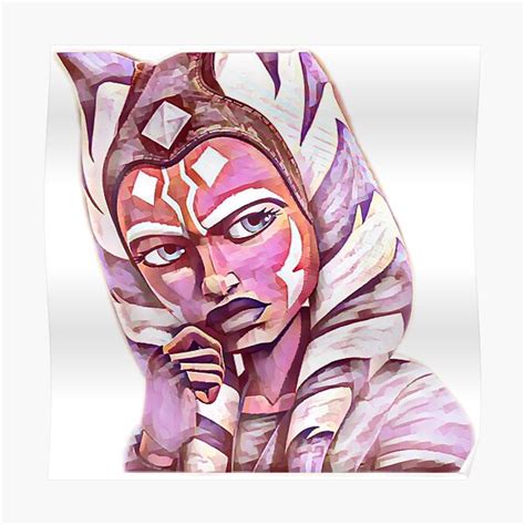 Ahsoka Tano ~ Clone Wars Season 7 Poster By Lotr Fan Redbubble