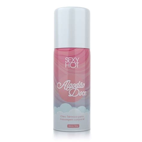 Óleo Gel Térmico para Massagem Corporal Algodão Doce Sexy Hot Shopee Brasil