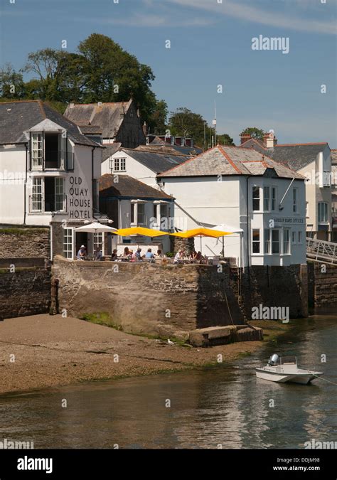 Old Quay House Hotel Fowey Cornwall England UK Stock Photo - Alamy