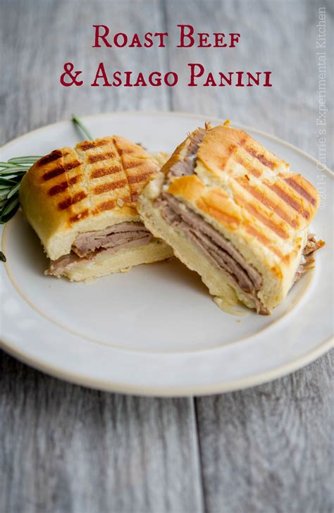 Delicious Roast Beef And Asiago Panini