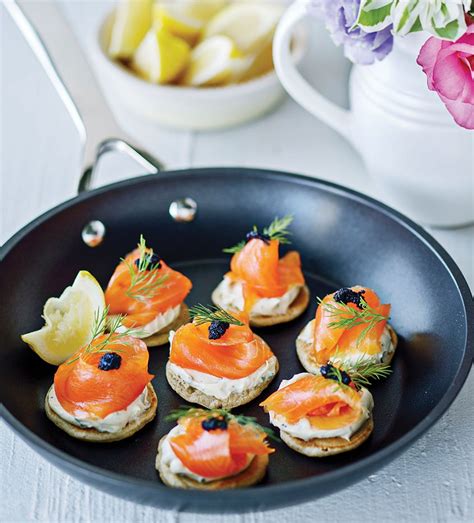 Blinis With Smoked Salmon And Cream Cheese Le Creuset Recipes