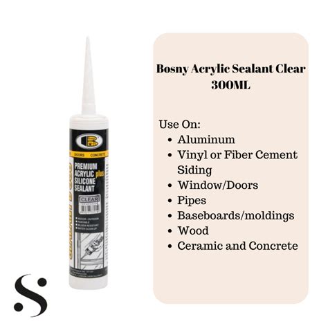 Pioneer Pro Adhesive Bosny Silicone Sealant And Joinsil Silicone