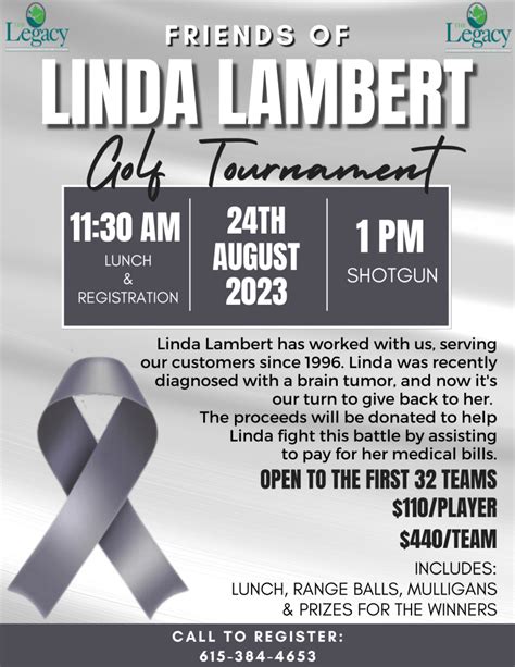 Friends of Linda Lambert Golf Tournament - The Legacy