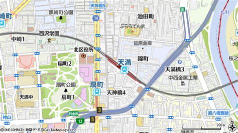 天満駅（大阪府大阪市北区）の地図・口コミ・周辺情報│マピオン駅・路線