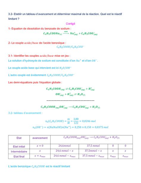 Les Réactions Acido Basiques Exercices Corrigés 1 Alloschool