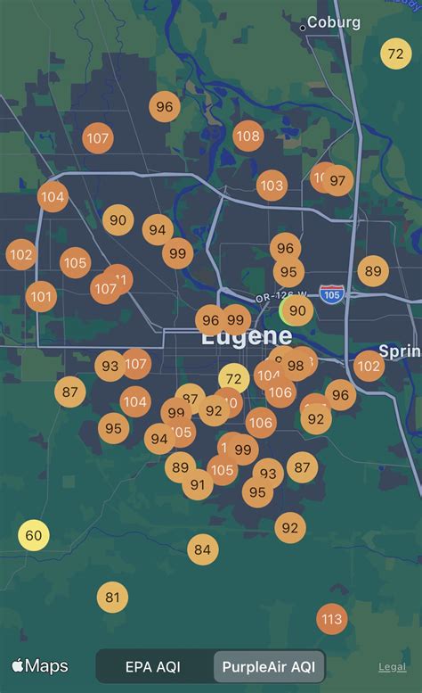 Most accurate AQI website? : r/Eugene