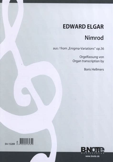 Nimrod Aus Enigma Op Arr Orgel Von Edward Elgar Et Al Im