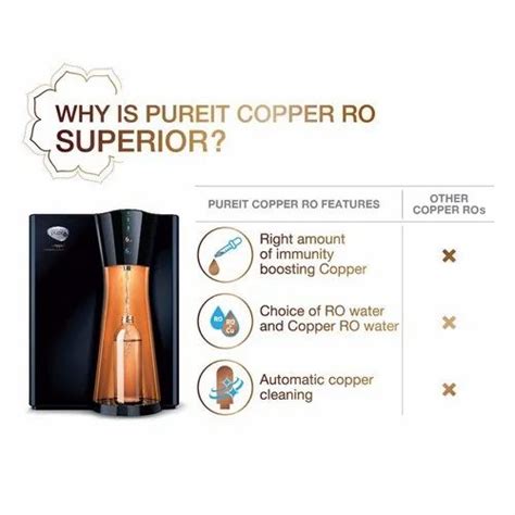 Pureit Copper Mineral Ro Uv Mf Water Purifier At Rs Water