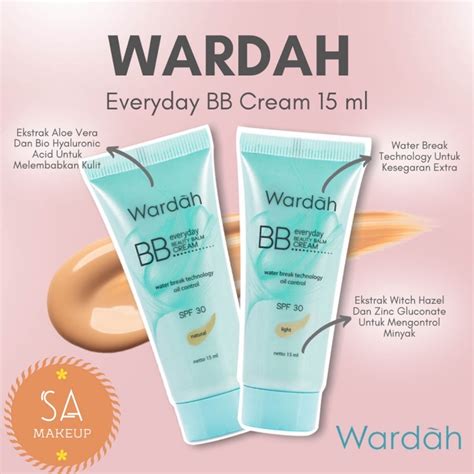 Jual Wardah Everyday Bb Cream Ml Spf Alas Bedak Dengan Aloe