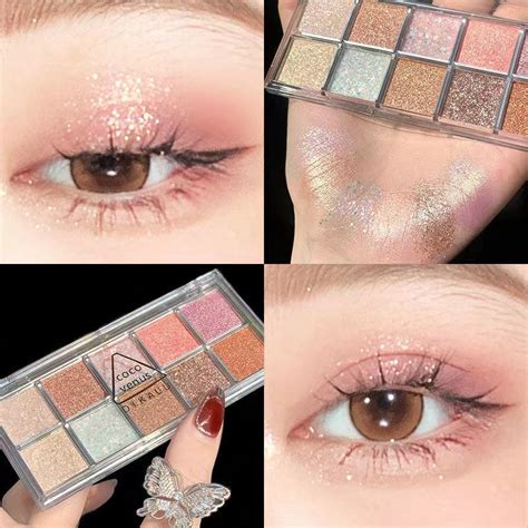 ROTO 10 Color Eyeshadow Palette Super Flash Stage Makeup Matte Waterproof Daily Nude Makeup