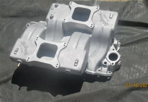 Vintage Edelbrock X C96 Crossram Intake Manifold Big Block Chevy 396