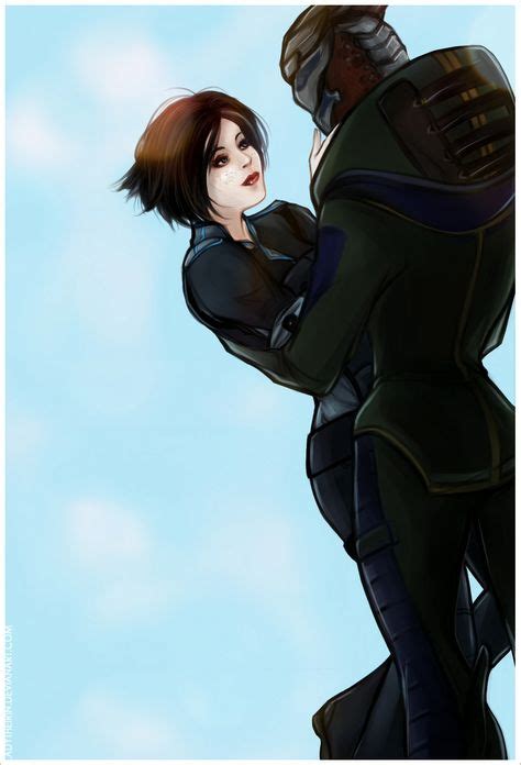 Fem Shepard And Garrus Vakarian Mass Effect Ships Mass Effect