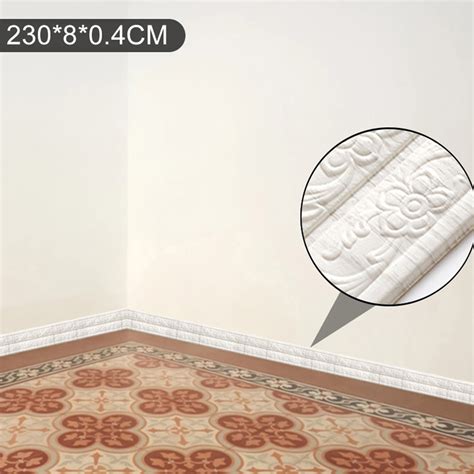 Heflashor 90x 3 3d Self Adhesive Flexible Foam Molding Trim Wall Border Waterproof Wallpaper