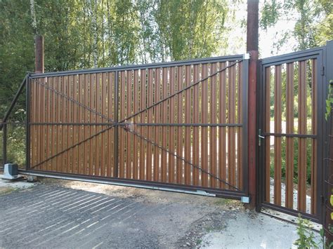 Металлические ворота на заказ.