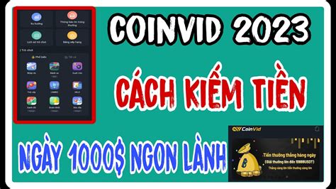 kiếm Tiền Triệu mỗi ngày từ app coinvid sự kết hợp hoàn hảo xanh đỏ