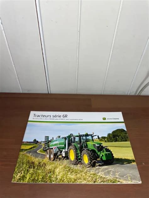 BROCHURE PROSPEKT PROSPECTUS TRACTEUR JOHN DEERE 6R Tractor Traktor