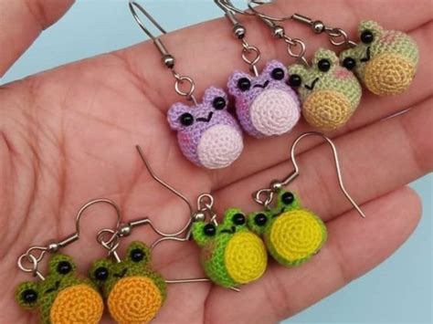 Boucles D Oreilles Au Crochet En Forme D Animaux