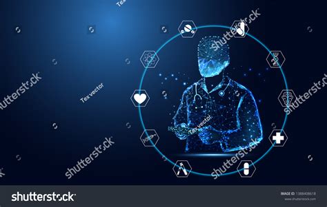 Abstract Health Medical Science Healthcare Icon Stock Vector Royalty