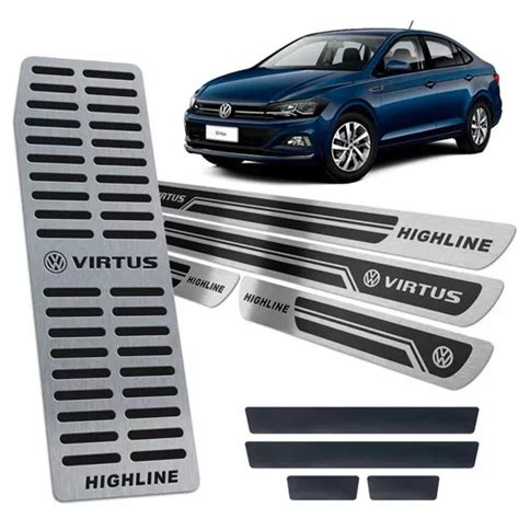 Descanso Soleira Vinil Virtus Highline 2018 20 Preto Relevo