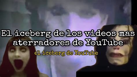 El Iceberg De Los Videos Mas Aterradores De Youtube Videos Gp Iceberg