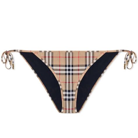 Burberry Checked Bikini Archive Beige Ip Check END JP