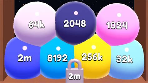 Jelly 2048 Unlock 2M Blob Merge 3D Part 08 Jelly 1024 2048 4k 8192