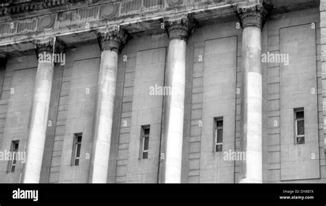 Architectural Features Of Neo Classical Stone Building Market Street