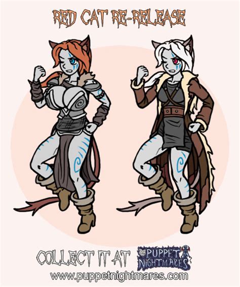 Red Cat Costumes Hurt Game Sprite By Phoenixignis Hentai Foundry