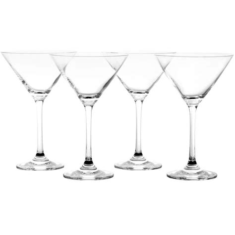 Martha Stewart 4 Piece 10 Oz Martini Glass Set 985118497m The Home Depot