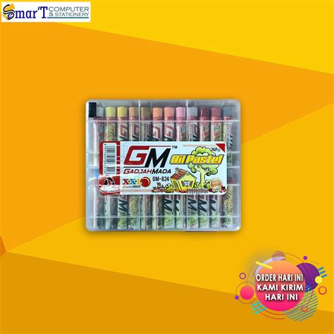 Jual Crayon Krayon Warna Oil Pastel Gadjah Mada Shopee Indonesia