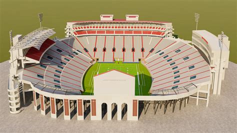 Vaught Hemingway Stadium 3D | CGTrader