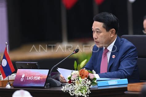 Pertemuan Menteri Luar Negeri ASEAN ANTARA Foto