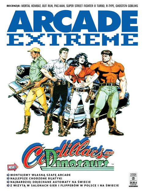 ARCADE EXTREME OKŁADKA CADILLACS AND DINOSAURS PSX Extreme