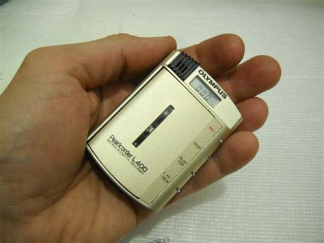 1982e Olympus L400 Smallest Microcassette Recorder Ever Cassette Recorder Museum