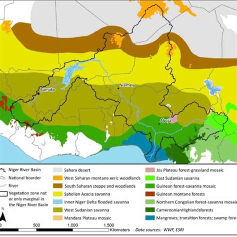 The Niger River Basin. | Download Scientific Diagram